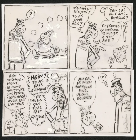 Planche noir et blanc, Philippe Vuillemin