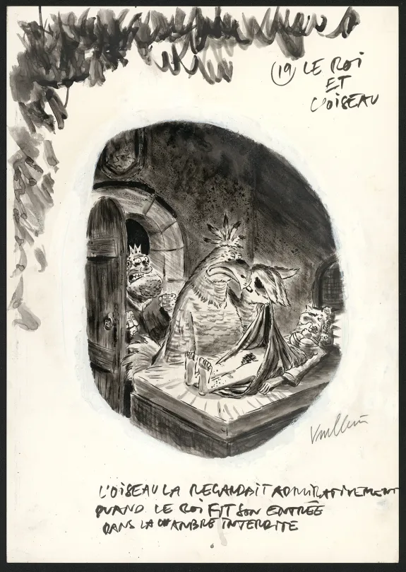 Illustration noir et blanc, Philippe Vuillemin