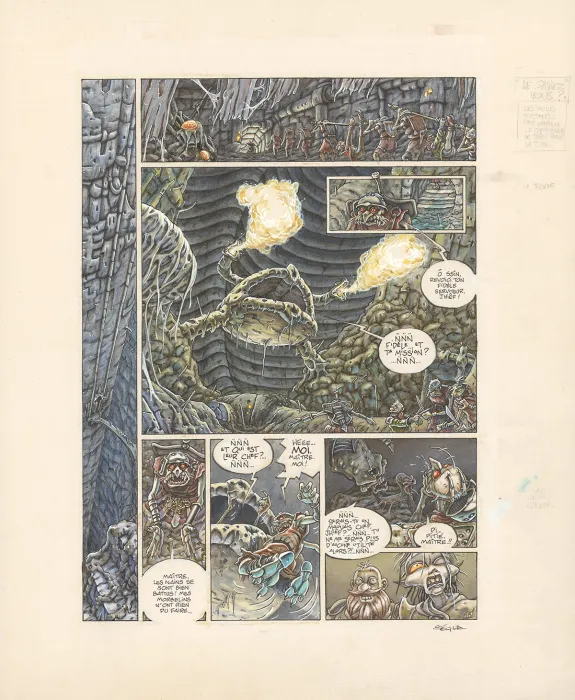 Colored original page, Légendes des Contrées oubliées, Le Pays des songes (T.2), Thierry Ségur