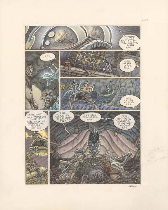 Colored original page, Légendes des Contrées oubliées, Le Pays des songes (T.2), Thierry Ségur