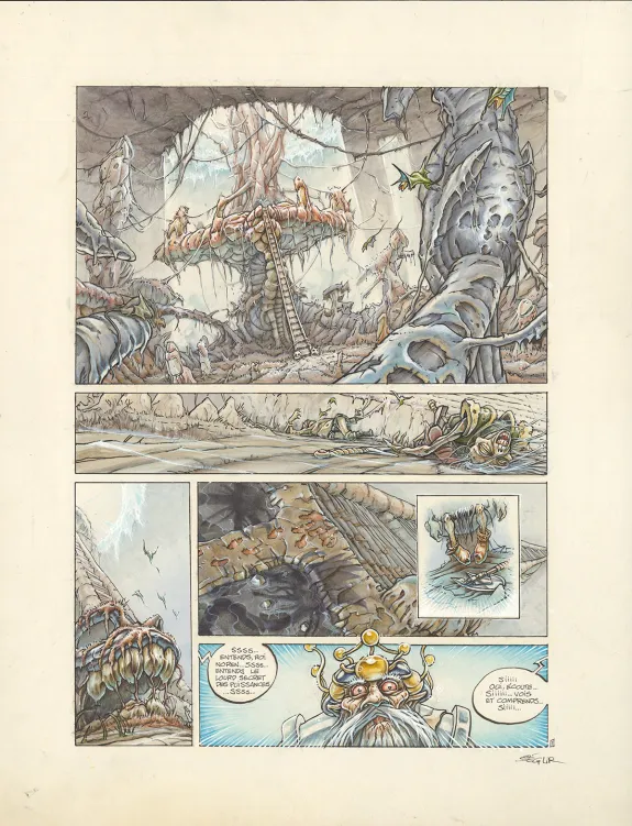 Planche couleur, Légendes des Contrées oubliées, Le Sang des rois (T.3), Thierry Ségur