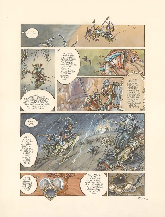 Planche couleur, Légendes des Contrées oubliées, Le Sang des rois (T.3), Thierry Ségur