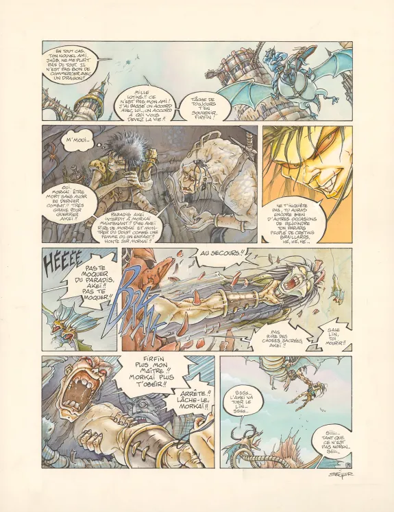 Planche couleur, Légendes des Contrées oubliées, Le Sang des rois (T.3), Thierry Ségur
