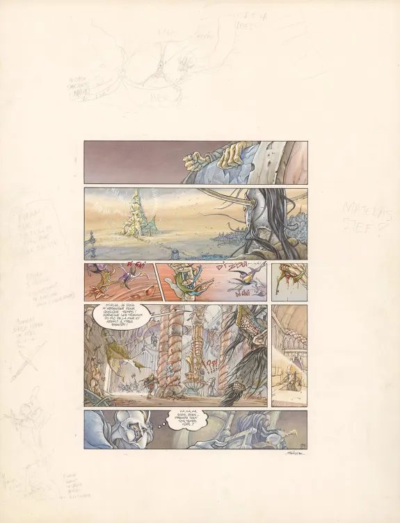 Planche couleur, Légendes des Contrées oubliées, Le Sang des rois (T.3), Thierry Ségur