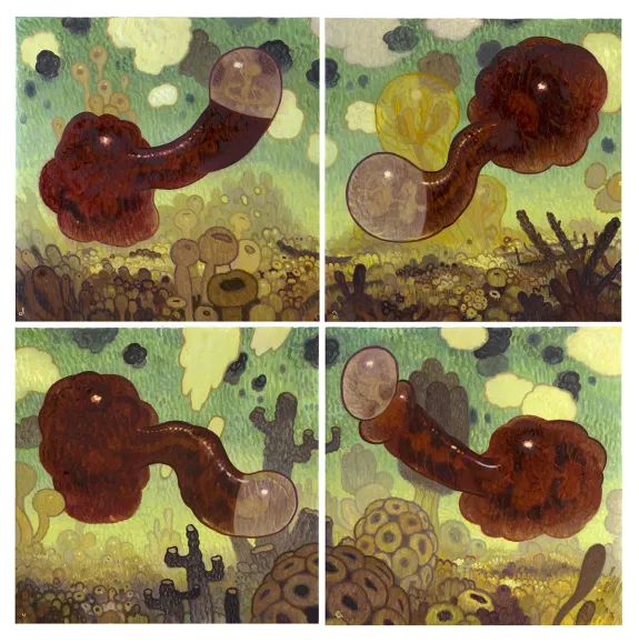 Peinture, Pillowy, the Art of Dave Cooper, Dave Cooper