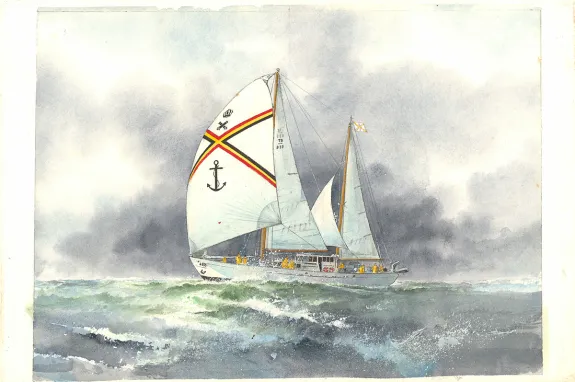 Colored illustration, William Vance