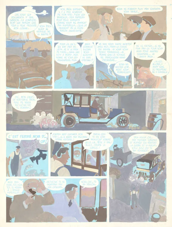 Color layout, Louis la Guigne, Fureur (T.8), Jean-Paul Dethorey