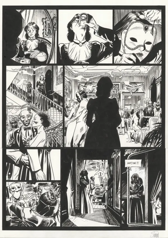 Planche noir et blanc, Louisiana, La Couleur du Sang (T.2), Gontran Toussaint