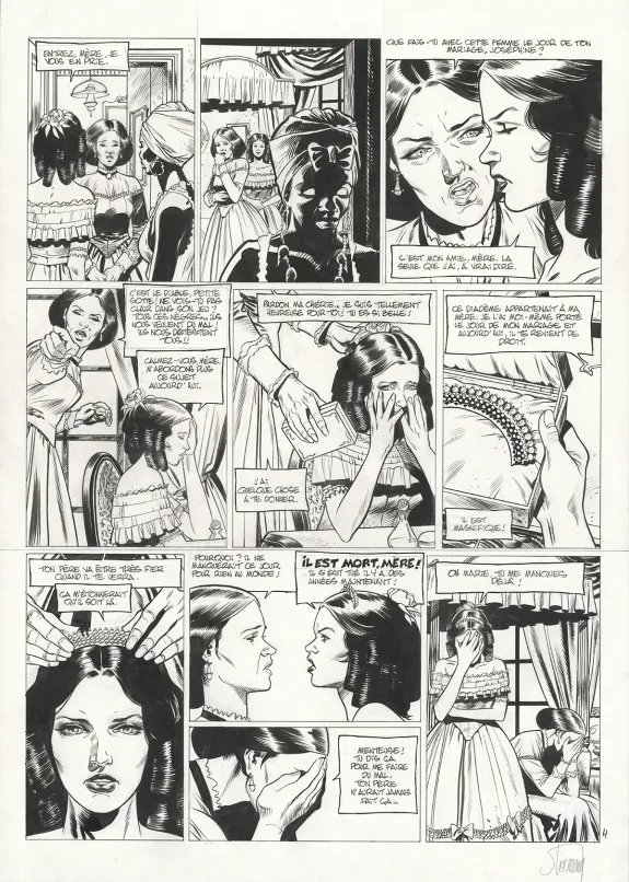 Planche noir et blanc, Louisiana, La Couleur du Sang (T.2), Gontran Toussaint