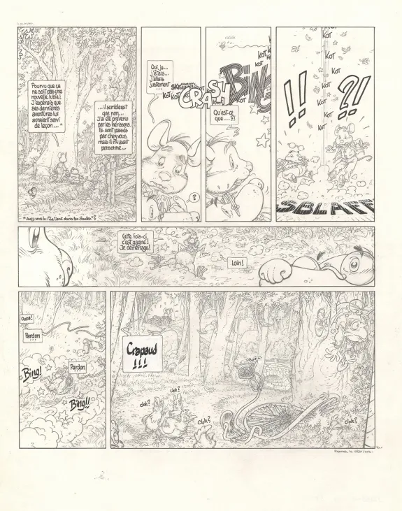 Planche noir et blanc, Le Vent dans les Sables , L'Invitation au voyage (T.1), Michel Plessix