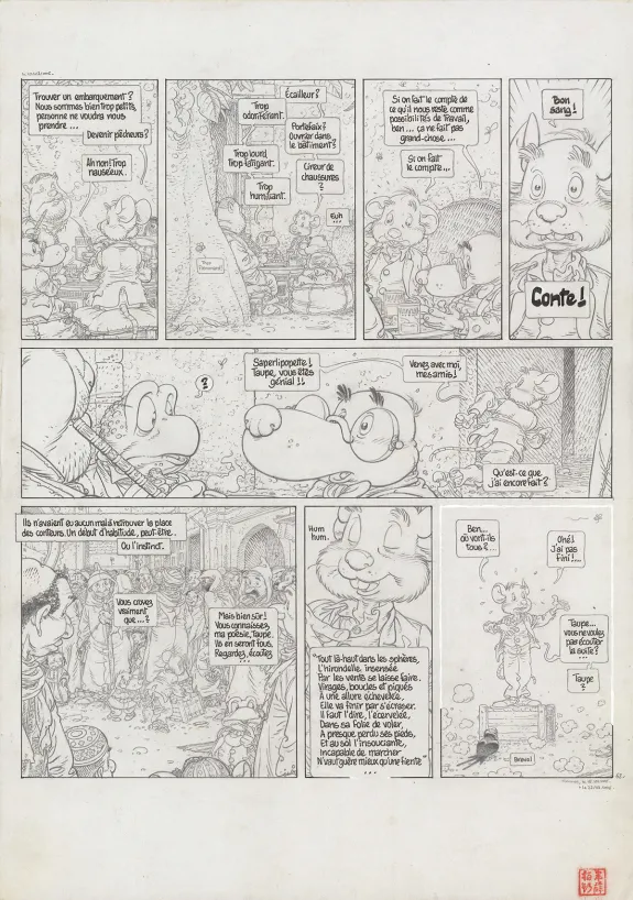 Planche noir et blanc, Le Vent dans les Sables , Étranges Etrangers (T.2), Michel Plessix