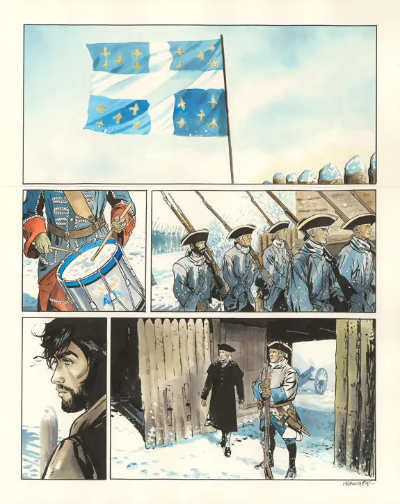 Planche couleur, Nouvelle France, Bernard Vrancken