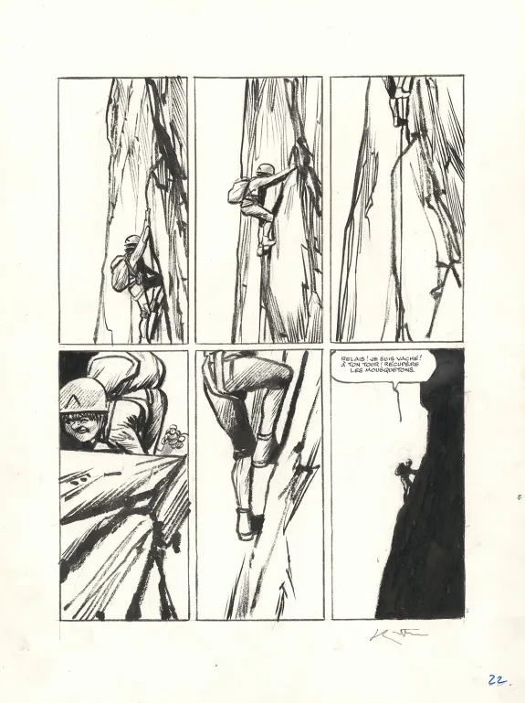 Planche noir et blanc, Ailefroide, altitude 3954, Jean-Marc Rochette