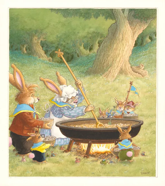 Cover, La Famille Passiflore , L'Omelette géante , Loïc Jouannigot