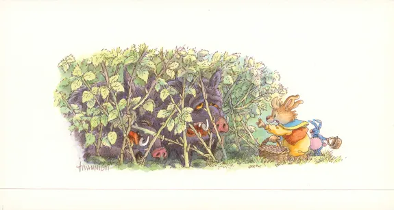 Illustration couleur, La Famille Passiflore , L'Omelette géante , Loïc Jouannigot