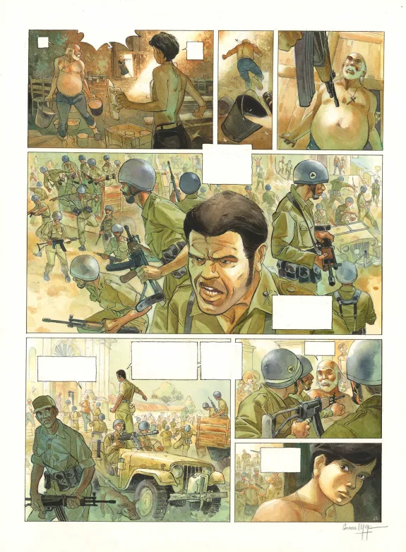 Planche couleur, Muchacho, Tome 2 (T.2), Emmanuel Lepage