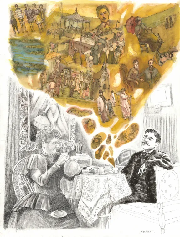 Illustration couleur, Clément Oubrerie