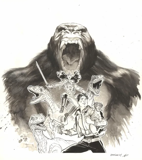 Couverture, The Kong Crew, Eric Herenguel