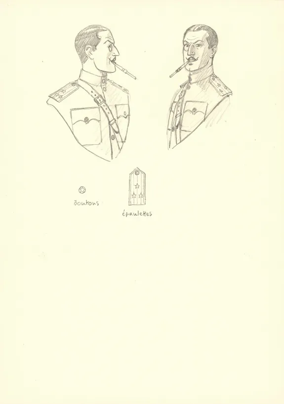 Sketch, Blake et Mortimer, André Juillard