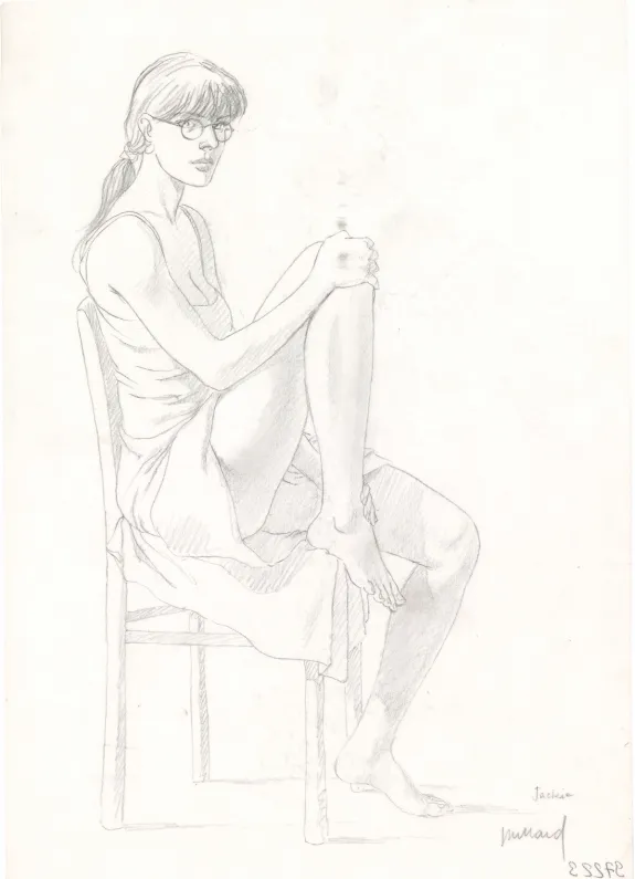 Illustration noir et blanc, Après la pluie, André Juillard