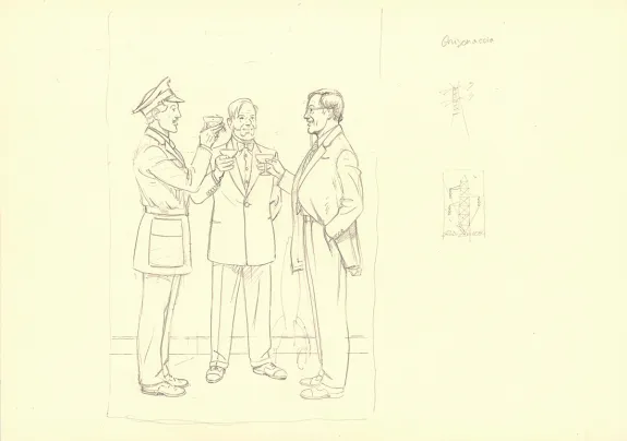 Crayonné, Blake et Mortimer, André Juillard