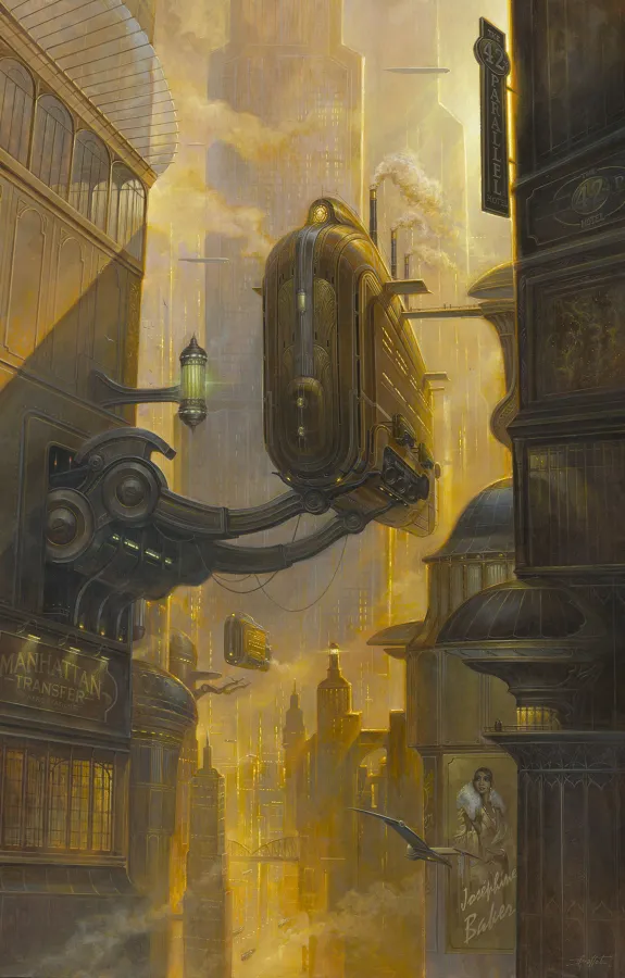 Painting, Steam Lines, Didier Graffet
