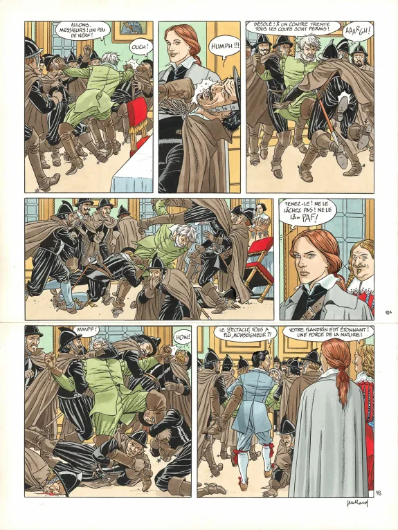 Planche couleur, Les 7 Vies de l'Épervier, Quinze ans après  (T.12), André Juillard