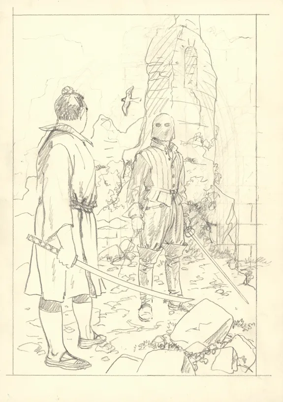 Sketch, Les 7 Vies de l'Épervier, Hyronimus (T.4), André Juillard