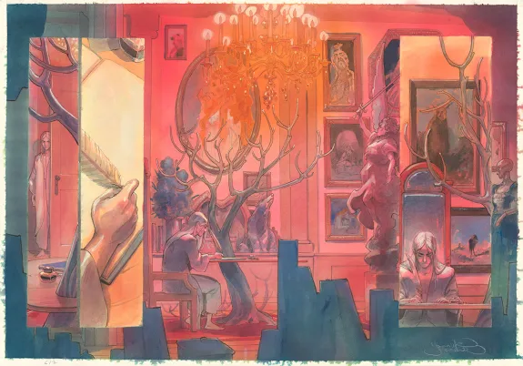 Planche couleur, Le Voleur d'amour, Yannick Corboz