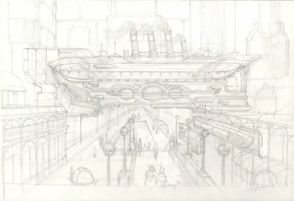Crayonné, Steampunk, Didier Graffet