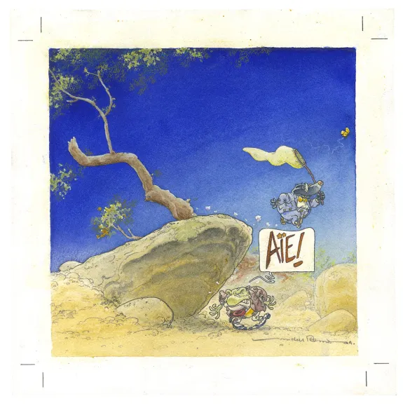 Illustration couleur, Le Vent dans les Saules , Michel Plessix