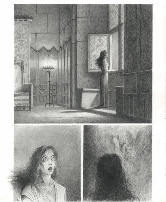 Planche noir et blanc, Macbeth, Paul & Gaëtan Brizzi