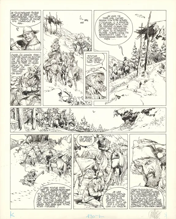 Planche noir et blanc, Jonathan Cartland, Les Survivants de l'Ombre (T.8), Michel Blanc-Dumont