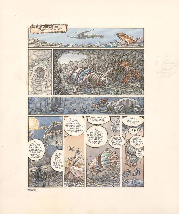 Planche couleur, Légendes des Contrées oubliées, Le Sang des rois (T.3), Thierry Ségur