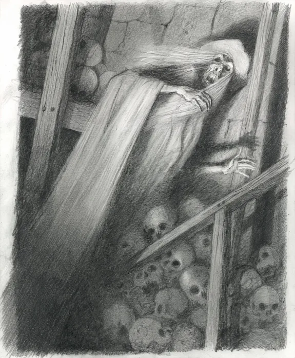 Planche noir et blanc, Le Fantôme de l'Opéra , Paul & Gaëtan Brizzi