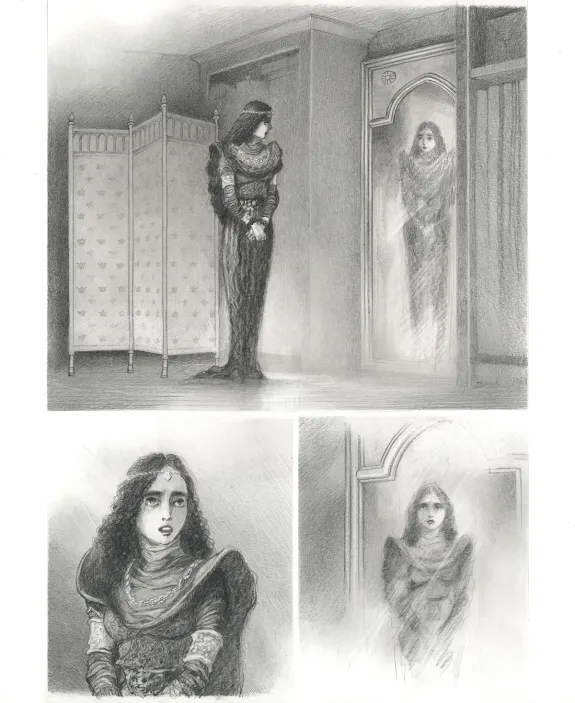 Planche noir et blanc, Le Fantôme de l'Opéra , Paul & Gaëtan Brizzi