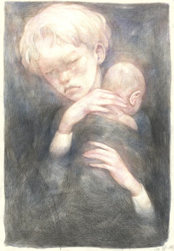 Colored illustration, Marco Mazzoni