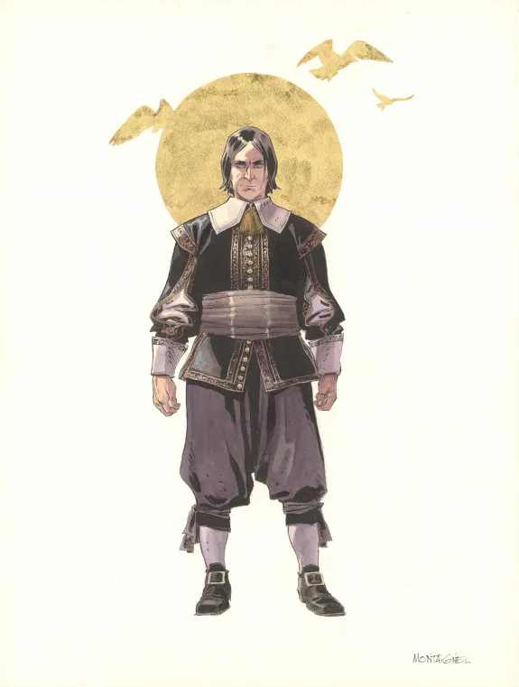 Illustration couleur, 1629... ou l'Effrayante Histoire des naufragés du Jakarta, Thimothée Montaigne