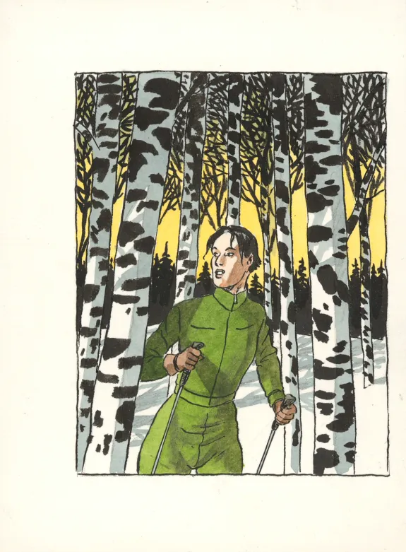 Cover project, Léna, Léna dans le brasier (T.3), André Juillard