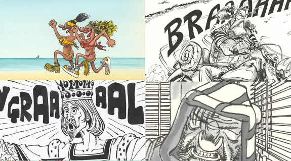 Gotlib, Coyote, Édika, Goossens and Lelong Exhibition 