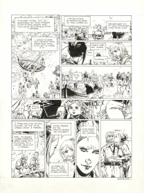 Planche noir et blanc, 1629... ou l'Effrayante Histoire des naufragés du Jakarta, L'île rouge (T.2), Thimothée Montaigne