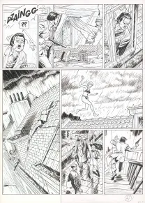 Black and white original page, Lady S., A ta santé, Suzie ! (T.2), Philippe Aymond