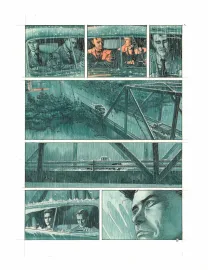 Colored original page, Rockabilly, Christophe Dubois