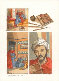 Planche couleur, Les Voyages d'Ibn Battûta, Joel Alessandra