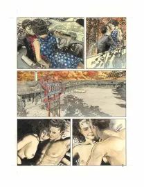 Colored original page, Rockabilly, Christophe Dubois