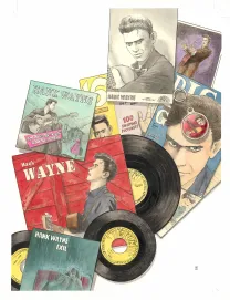 Colored illustration, Rockabilly, Christophe Dubois
