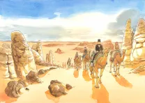 Planche couleur, Artifices, un magicien en Algérie, Julen Ribas