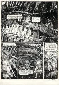 Planche noir et blanc, La Tête de mort venue de Suède, Daria Schmitt