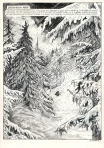 Planche noir et blanc, La Tête de mort venue de Suède, Daria Schmitt