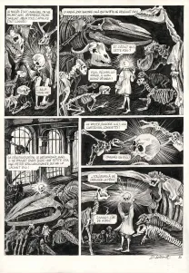 Planche noir et blanc, La Tête de mort venue de Suède, Daria Schmitt